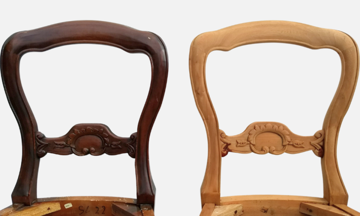 pintar muebles de pino barnizados